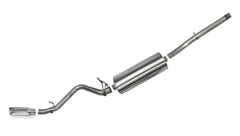 CORSA Performance 24873, 14-19 Chevy Silverado Crew Cab/Short Bed 1500 5.3L V8 Sport Cat Back Single Side Exhaust Exit