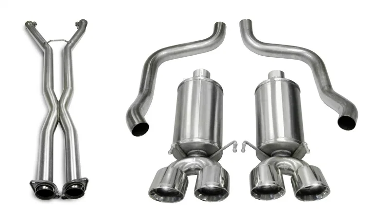 CORSA Performance 14469CB4, 05-08 Chevrolet Corvette (C6) 2.5in Xtreme Cat-Back Exhaust - 3.5in Twin Tips