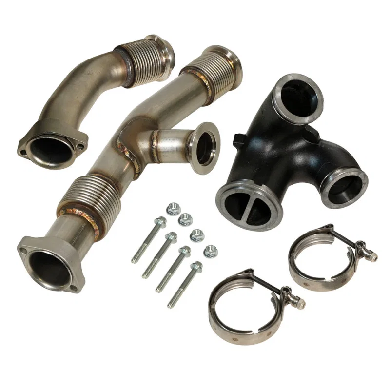 BD Diesel 1043917, UpPipe Kit - Ford 03-04.5 6.0L Powerstroke w/EGR Connector
