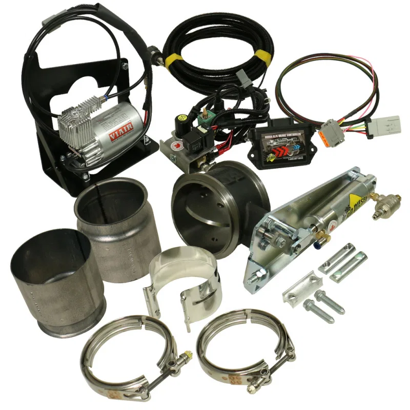 BD Diesel 1027345, Brake - 2007.5-2017 Dodge 6.7L w/Non-VGT Turbo/5in Exhaust - Remote Exhaust Brake Kit