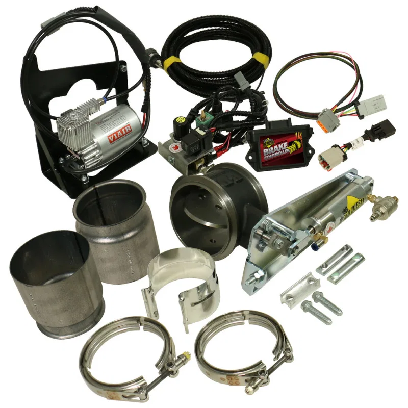 BD Diesel 1027344, Exhaust Brake - 07.5-12 Dodge 6.7L Remote Mount 4in Exhaust Brake w/o VGT Turbo