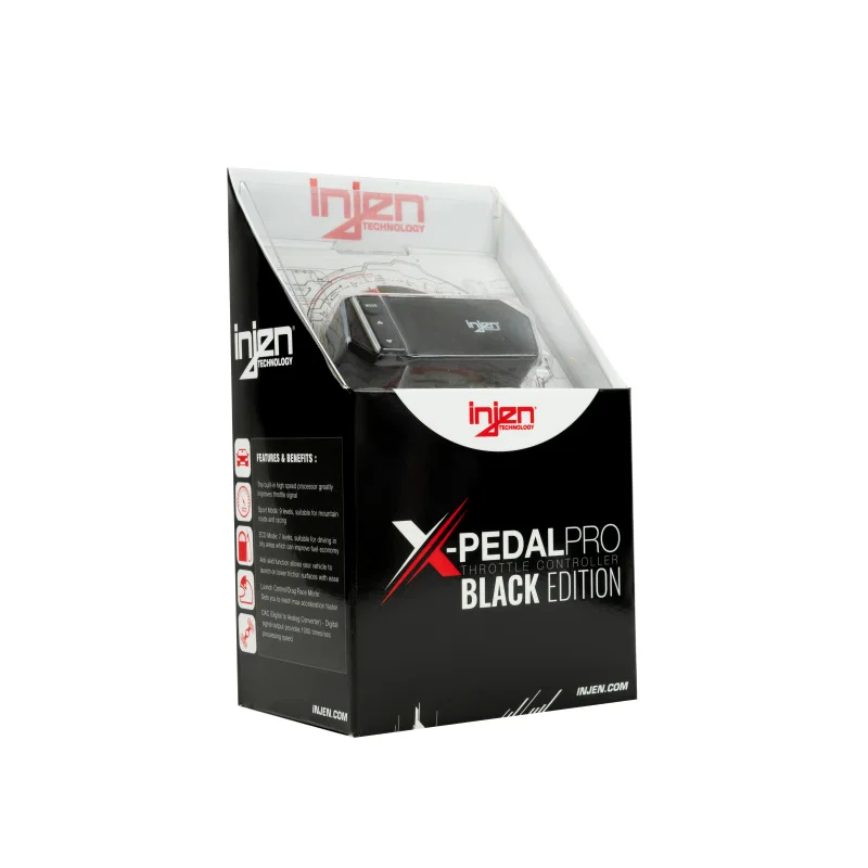 Injen PT0001B, 05-20 Toyota Tacoma 2.7L/3.5L/4.0L X-Pedal Pro Black Edition Throttle Controller