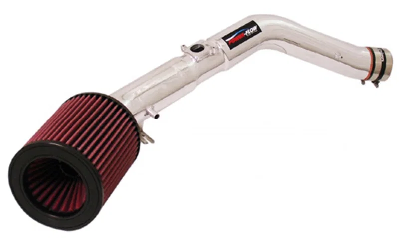 Injen PF2015P, 00-04 Tacoma 2.4L 4 Cyl. 01-04 Tacoma PreRunner 2.7L 4 Cyl. only Polished Power-Flow Air In