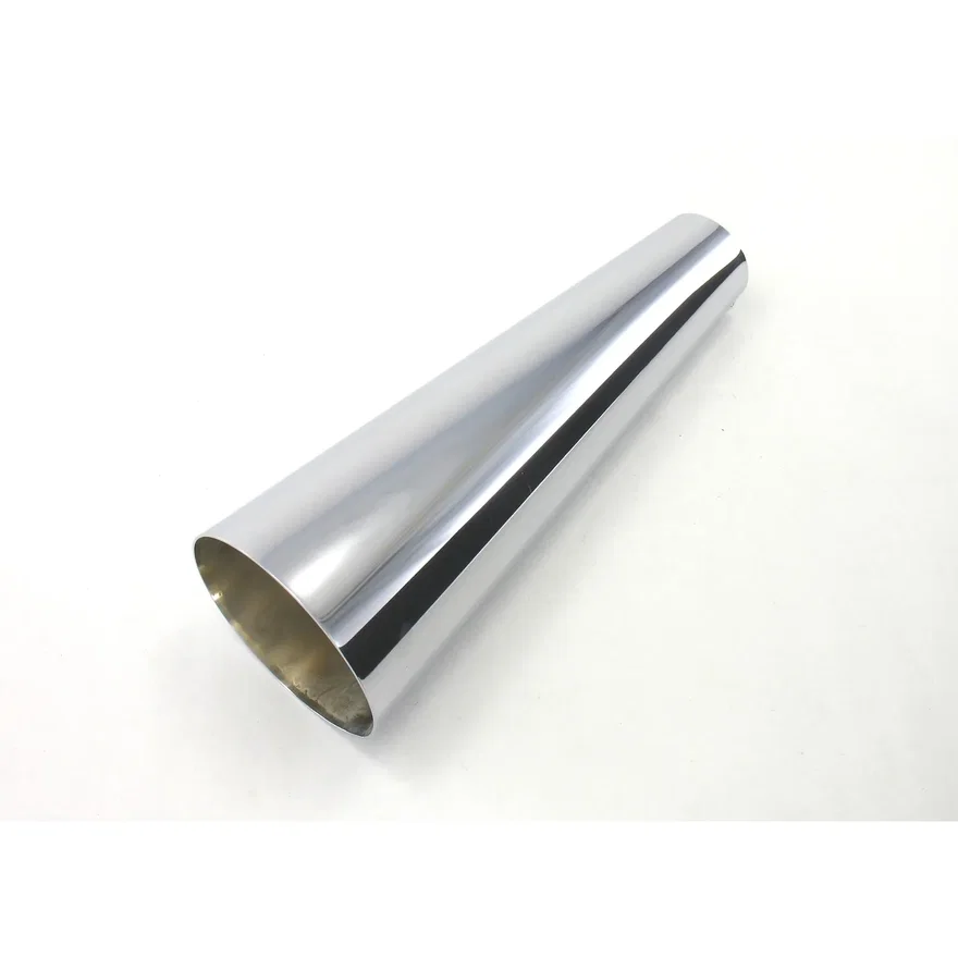 Patriot Exhaust H7328, Exhaust Tip Megaphone Chrm 2''x4''x12''