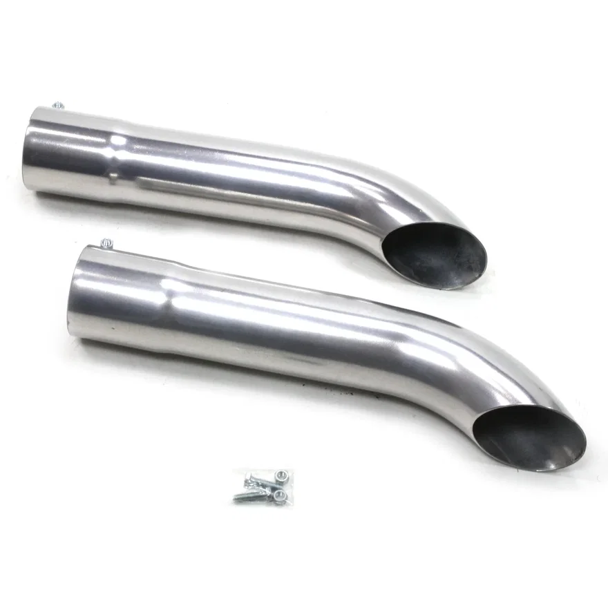 Patriot Exhaust H3812-1, Side Tubes Turnout Muffler Ctd