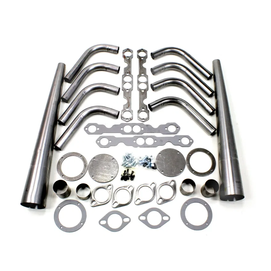 Patriot Exhaust H8002, Street Rod Lakester SBC Weld Up Raw