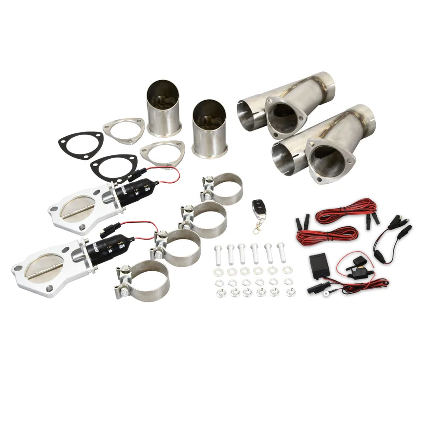 3" Electric Cutout Dual System w/remote