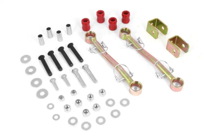 Rugged Ridge 18320.01, Front Sway Bar End Links 4-In Lift 97-06TJ for Jeep Wrangler