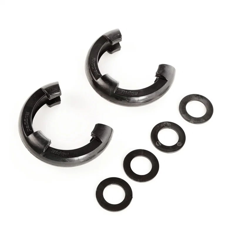 Rugged Ridge 11235.30, Black 3/4in D-Ring Isolator Kit