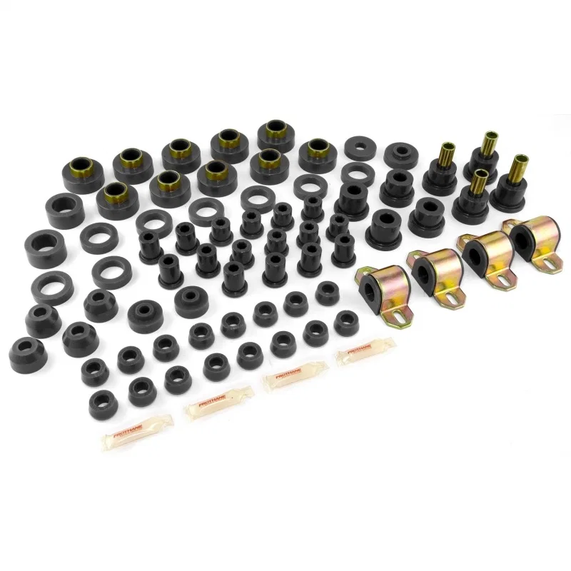 Rugged Ridge 1-2003BL, Total Bushing Kit Black 80-86 Jeep CJ5 & CJ7