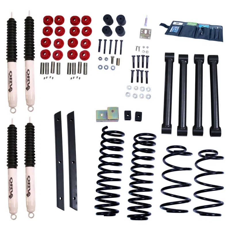 Rugged Ridge 18415.31, 2in Lift Kit with Shocks 03-06 Jeep Wrangler TJ