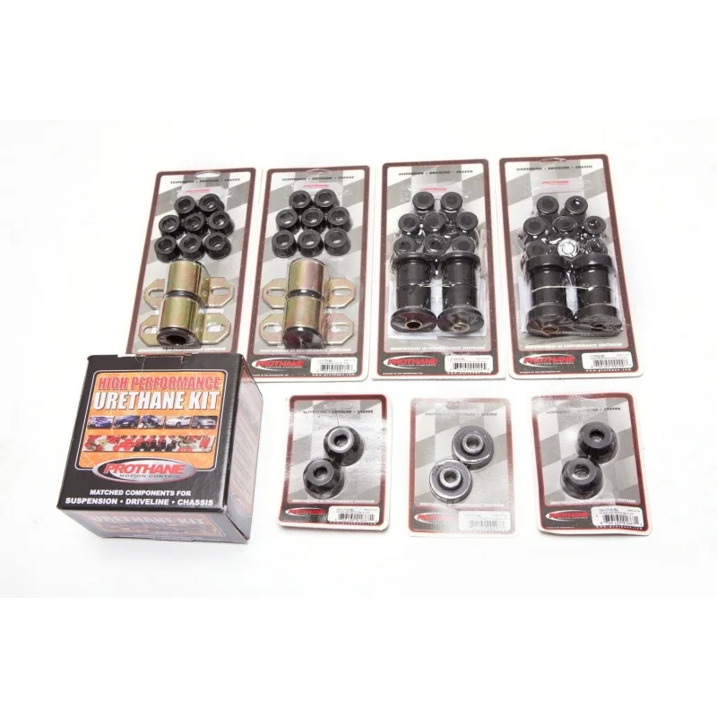 Rugged Ridge 1-2002BL, Total Bushing Kit Black 76-79 Jeep CJ5 & CJ7