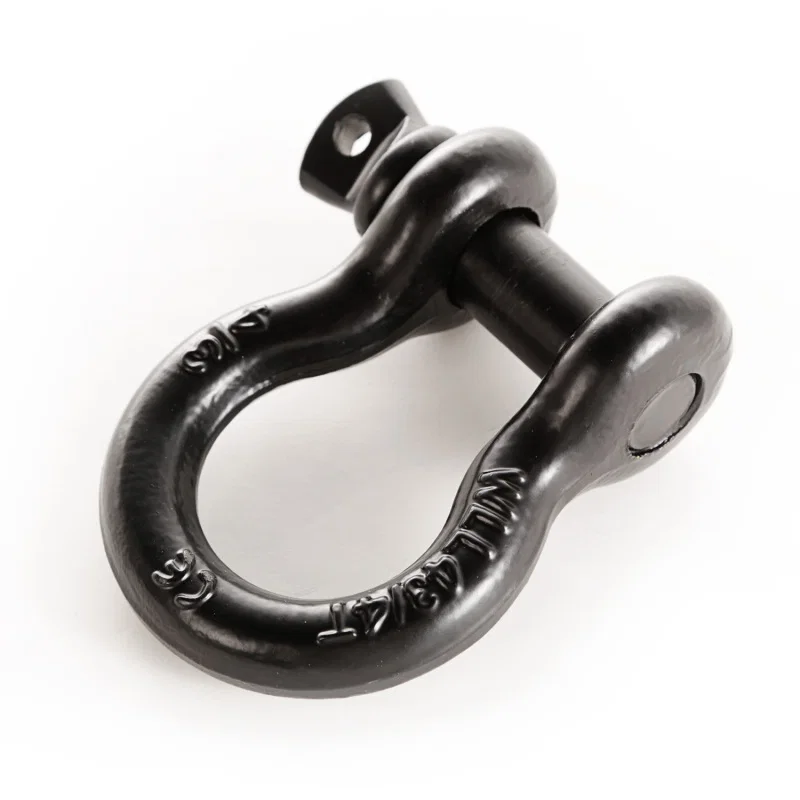 Rugged Ridge 11235.18, Black 9500lb 3/4in D-Ring