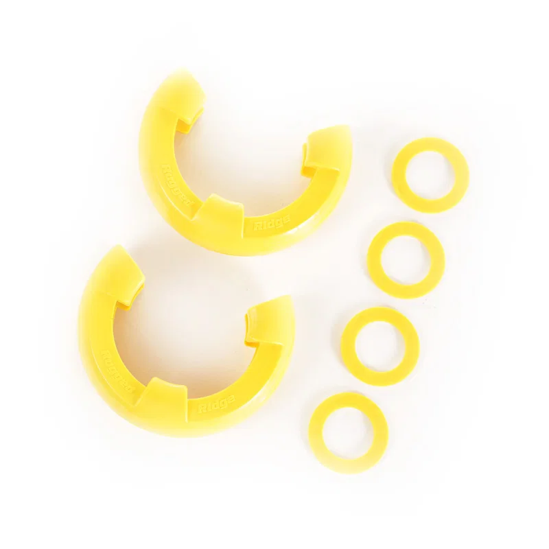 Rugged Ridge 11235.32, Yellow 3/4in D-Ring Isolator Kit