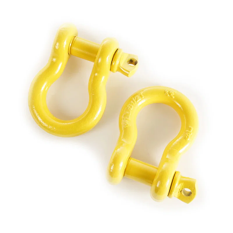 Rugged Ridge 11235.14, Yellow 7/8in D-Rings