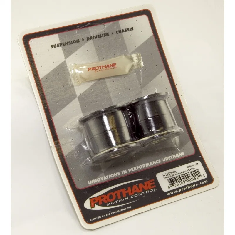Rugged Ridge 1-1202BL, Track Bar Bushings Black Front/Rear 87-95 Jeep Wrangler YJ