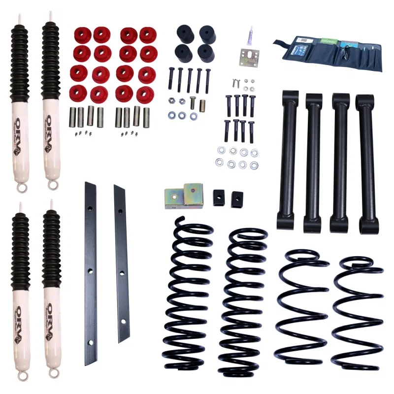Rugged Ridge 18415.30, 2in Lift Kit with Shocks 97-02 Jeep Wrangler TJ