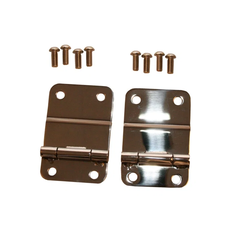 Rugged Ridge 11114.01, 76-86 Jeep CJ Stainless Steel Tailgate Hinges