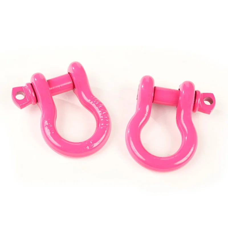 Rugged Ridge 11235.09, Pink 3/4in D-Ring Shackles