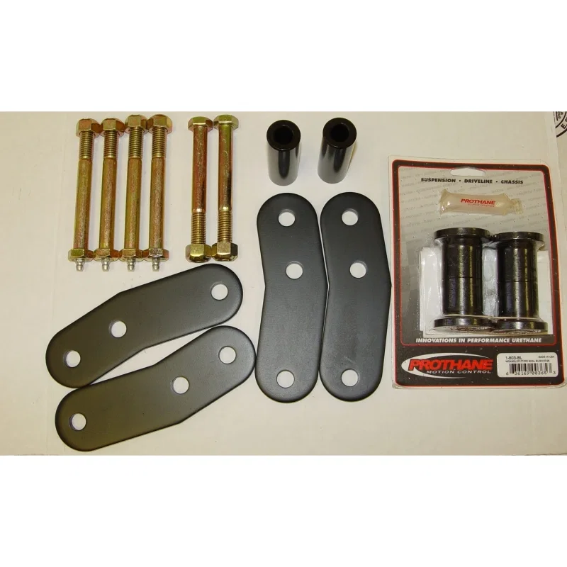 Rugged Ridge 18265.19, HD Rear Leaf Spring Shackles 1-In Lift 87-95 Jeep Wrangler YJ