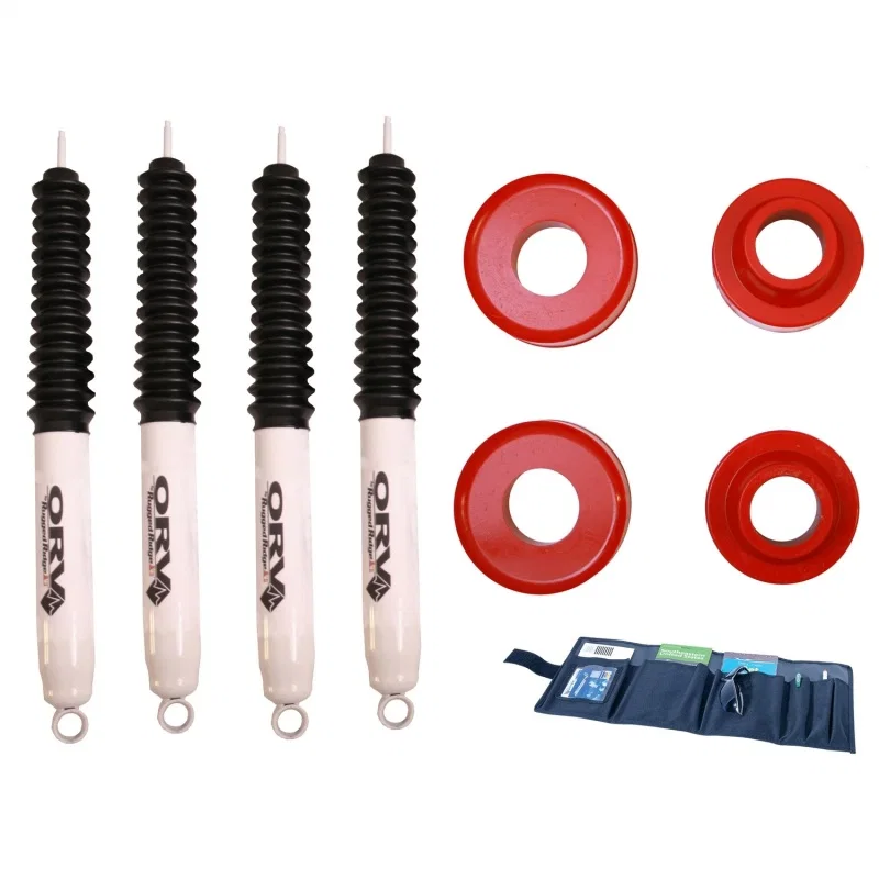 Rugged Ridge 18415.80, 2-In Coil Spacer Kit Shocks 99-04 Grand Cherokee