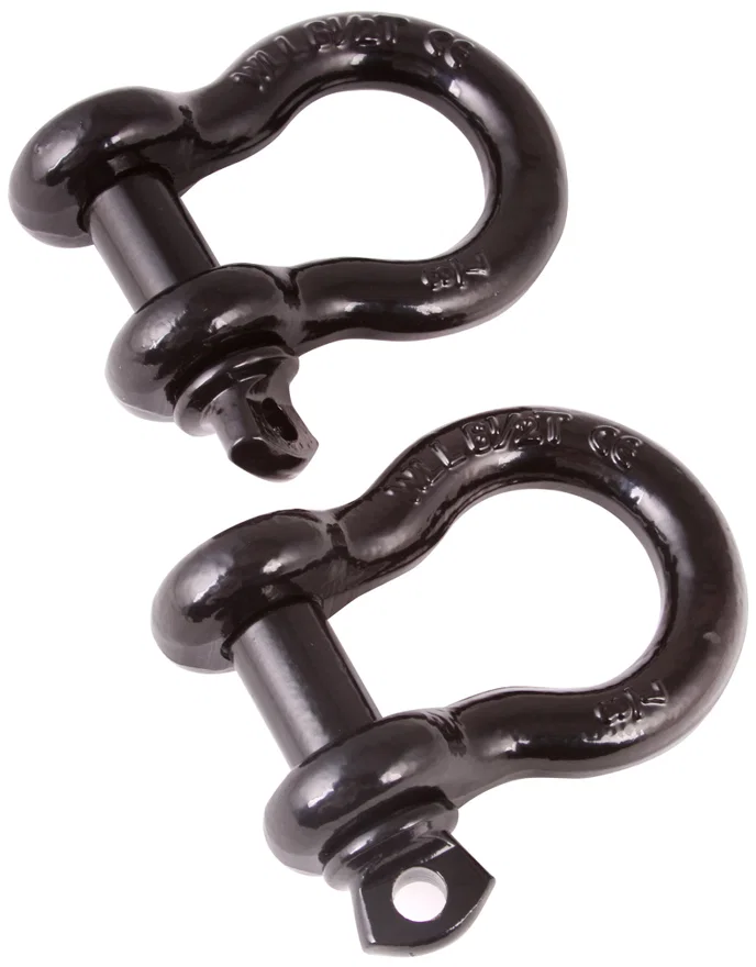 Rugged Ridge 11235.06, Black 7/8th Inch D-Shackles