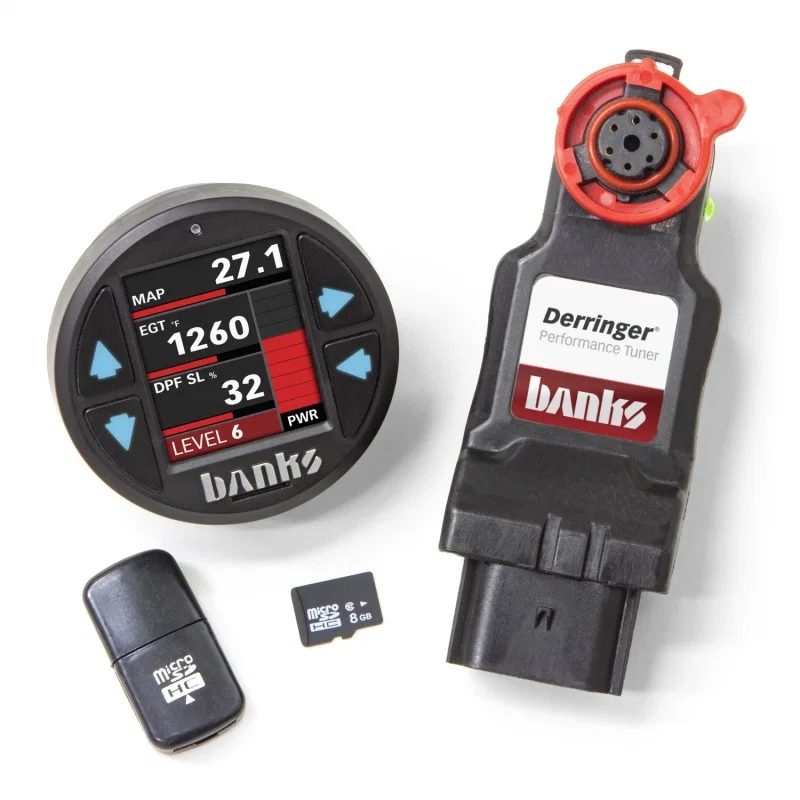 Banks Power 66793, 17-19 GM 2500 6.6L L5P Derringer Tuner (Gen 2) w/ 1.8in iDash DataMonster