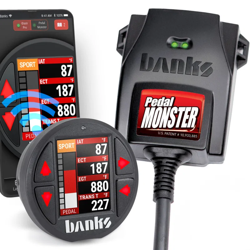 Banks Power 64322-P, Pedal Monster Kit Aptiv GT 150 6 Way With iDash Pro