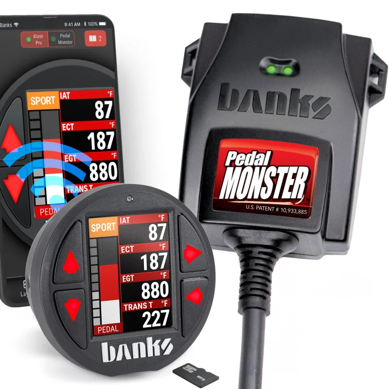Banks Power 64313-P, Pedal Monster Kit Molex MX64 6 Way With iDash Data Pro