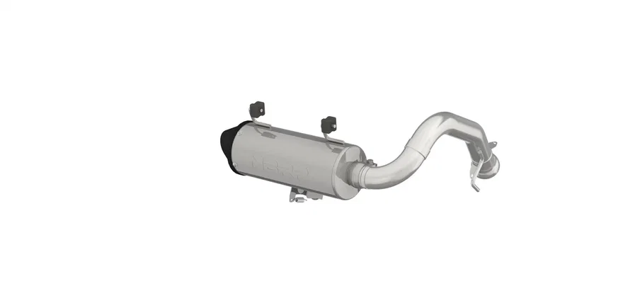 ATV Exhaust System With Performance Muffler for Polaris