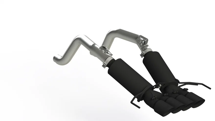 Armor BLK Axle Back Exhaust System for Chevrolet Corvette