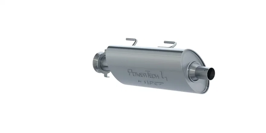 ATV Exhaust System With Sport Muffler