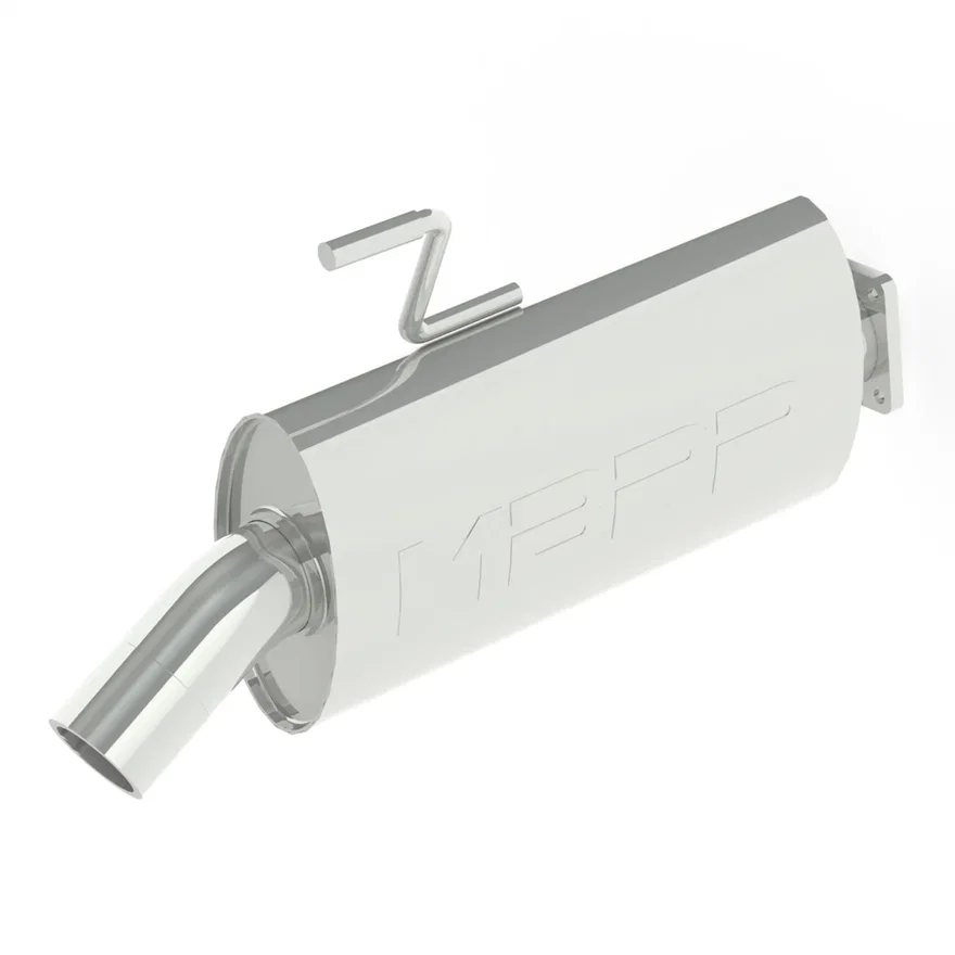 ATV Exhaust System With Sport Muffler for Kawasaki