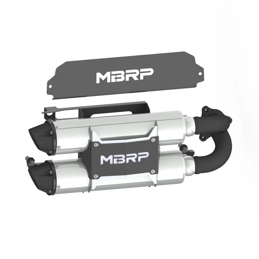ATV Exhaust System With Performance Muffler for Polaris