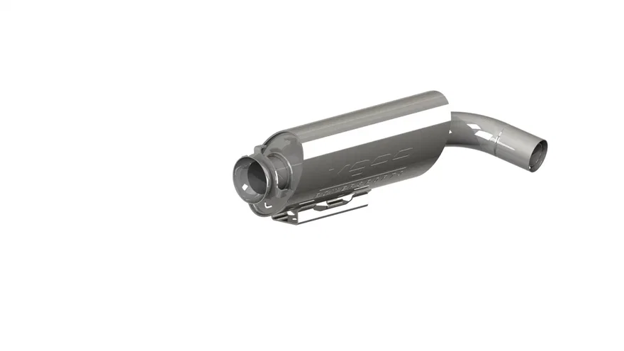 ATV Exhaust System With Sport Muffler
