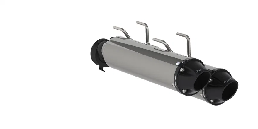 ATV Exhaust System With Performance Muffler
