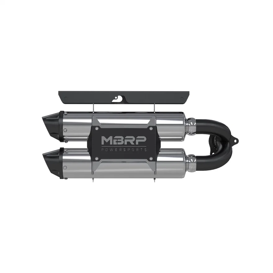 ATV Exhaust System With Performance Muffler for Polaris