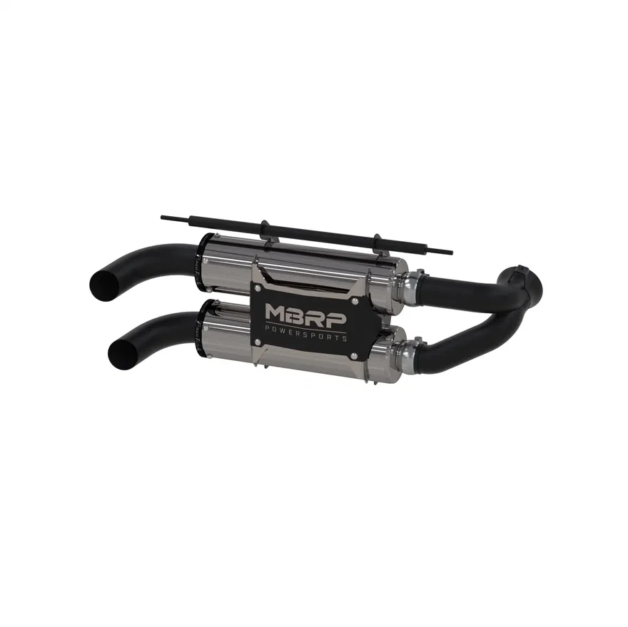 ATV Exhaust System With Performance Muffler for Polaris