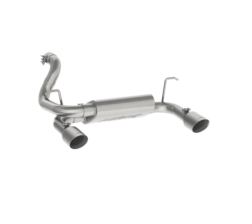 Armor Plus Axle Back Exhaust System for Jeep Wrangler