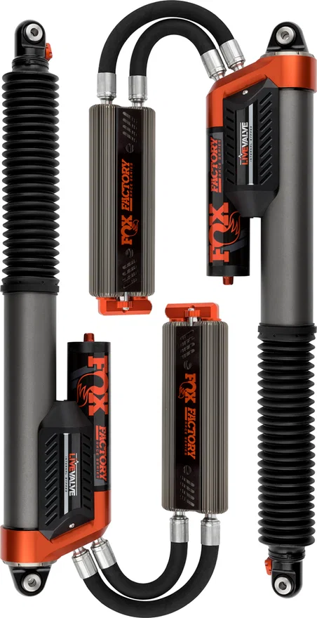 FOX 883-09-153, Ford Raptor 3.0 Factory Series 12.3in External QAB P/B External Cooler Shock Set