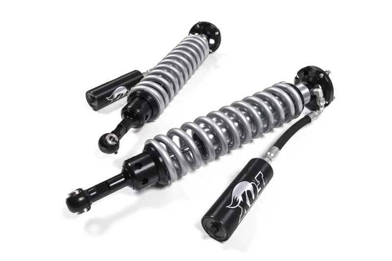FOX 883-02-138, 2007+ Chevy 1500 Front 2.5 Factory Series 5.4in. R/R Coilover Set 4in. Lift *BDS Lift Only*
