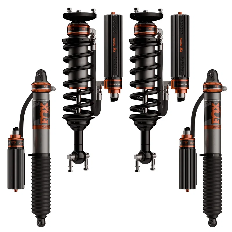 FOX 883-06-262, 21-23 Ford F150 Supercrew 3.2 Factory Race Live Valve Front Coilover - 2-2.5in Lift
