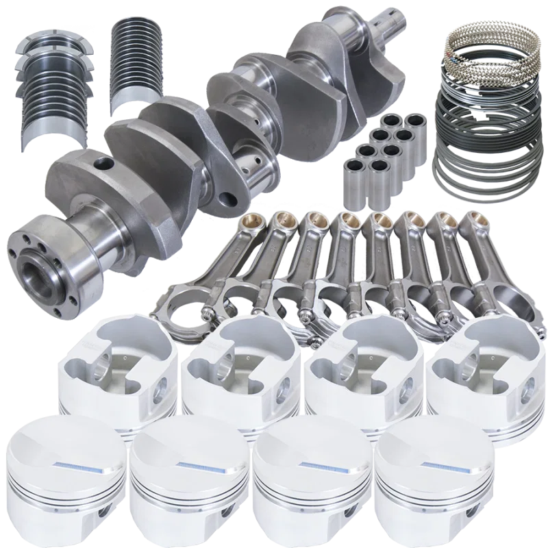 Eagle 18001L030, Chevy 454 1Pc Closed 4.000in Crank 6.135in I-Beam Rods 4.280in Pistons Rotating Assembly