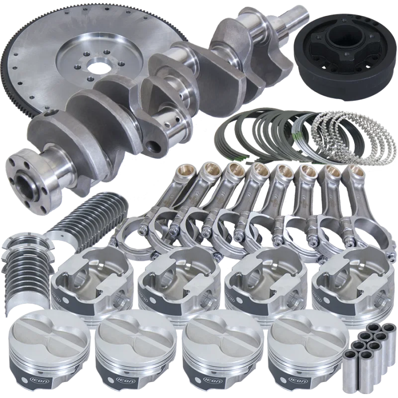 Eagle B16323LS060, Ford 302 3.400in Crank 5.400in I-Beam Rods 4.060in Pistons 157 Tooth FW Balanced Assembly