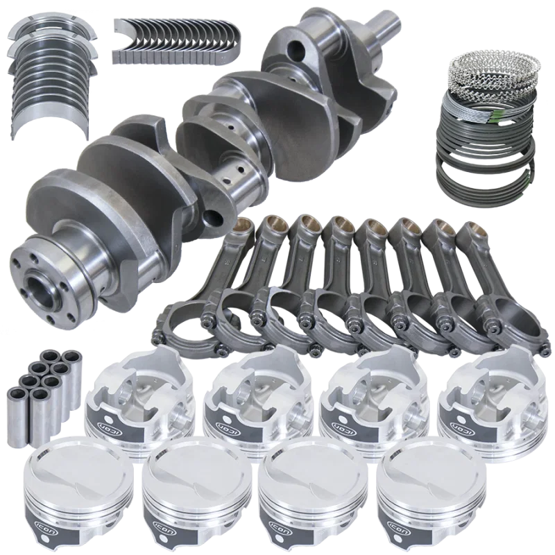 Eagle 16137060, Ford 351W 4.000in Crank 6.200in H-Beam -15.8cc 4.060in Pistons Rotating Assembly
