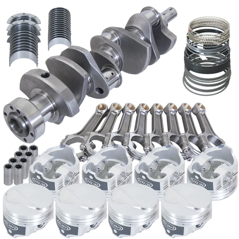 Eagle 18322L000, Chevy 454 1Pc 4.000in Crank 6.135in I-Beam Rods 18cc Dome 4.250in Pistons Rotating Assembly