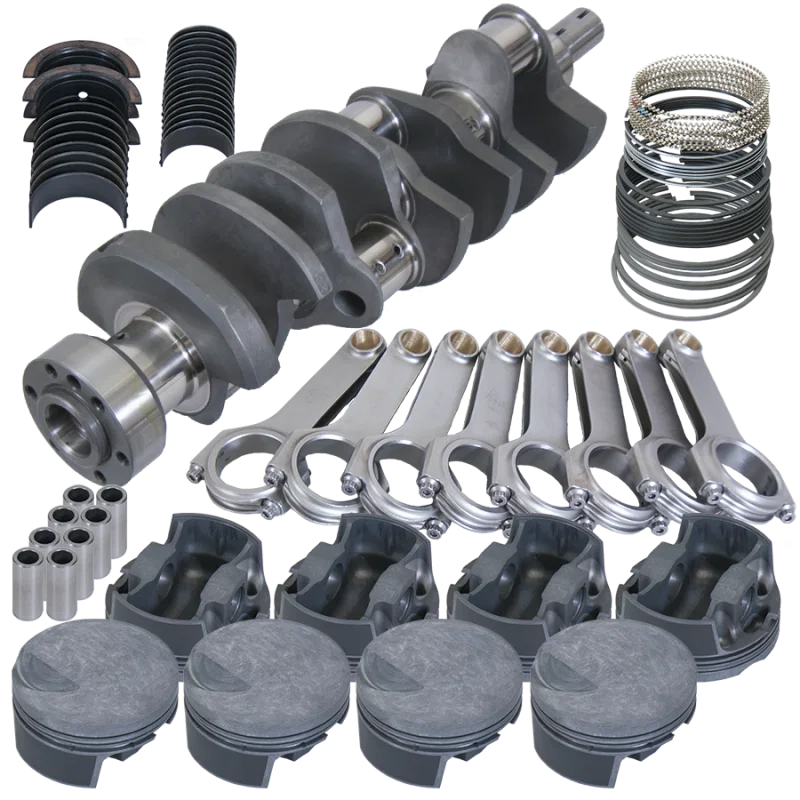 Eagle 11111060, Chevy 454 4.250in Crank 6.385in H-Beam -3cc Flat Top 4.310in Pistons Rotating Assembly