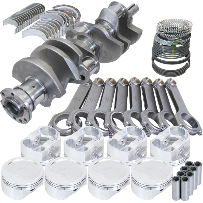 Eagle 42107040, Oldsmobile 455 4.500in Crank 7.100in H-Beam Forged 4032 -15cc 4.165in Piston Rotating Assembly