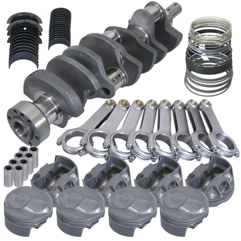 Eagle 11114100, Chevy 454 4.250in Crank 6.385in H-Beam 43cc Dome 4.350in Pistons Rotating Assembly