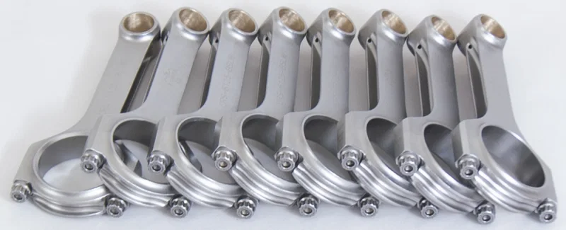 Eagle CRS6125BLW, 6.125in Lightweight ESP H-Beam Connecting Rods Set of 8